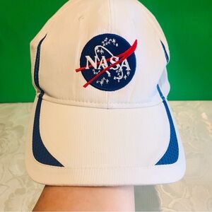 NASA White and Blue Cap Snapback
